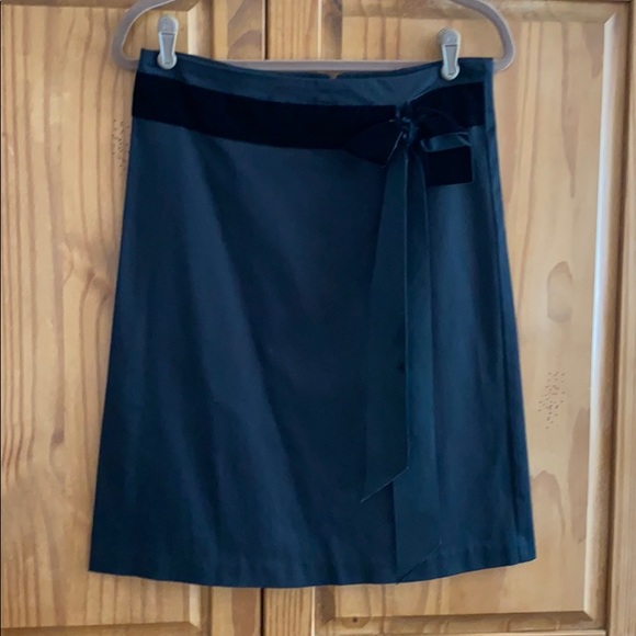 Ruth Pencil Skirt with Velvet Bow - Picture 1 of 5